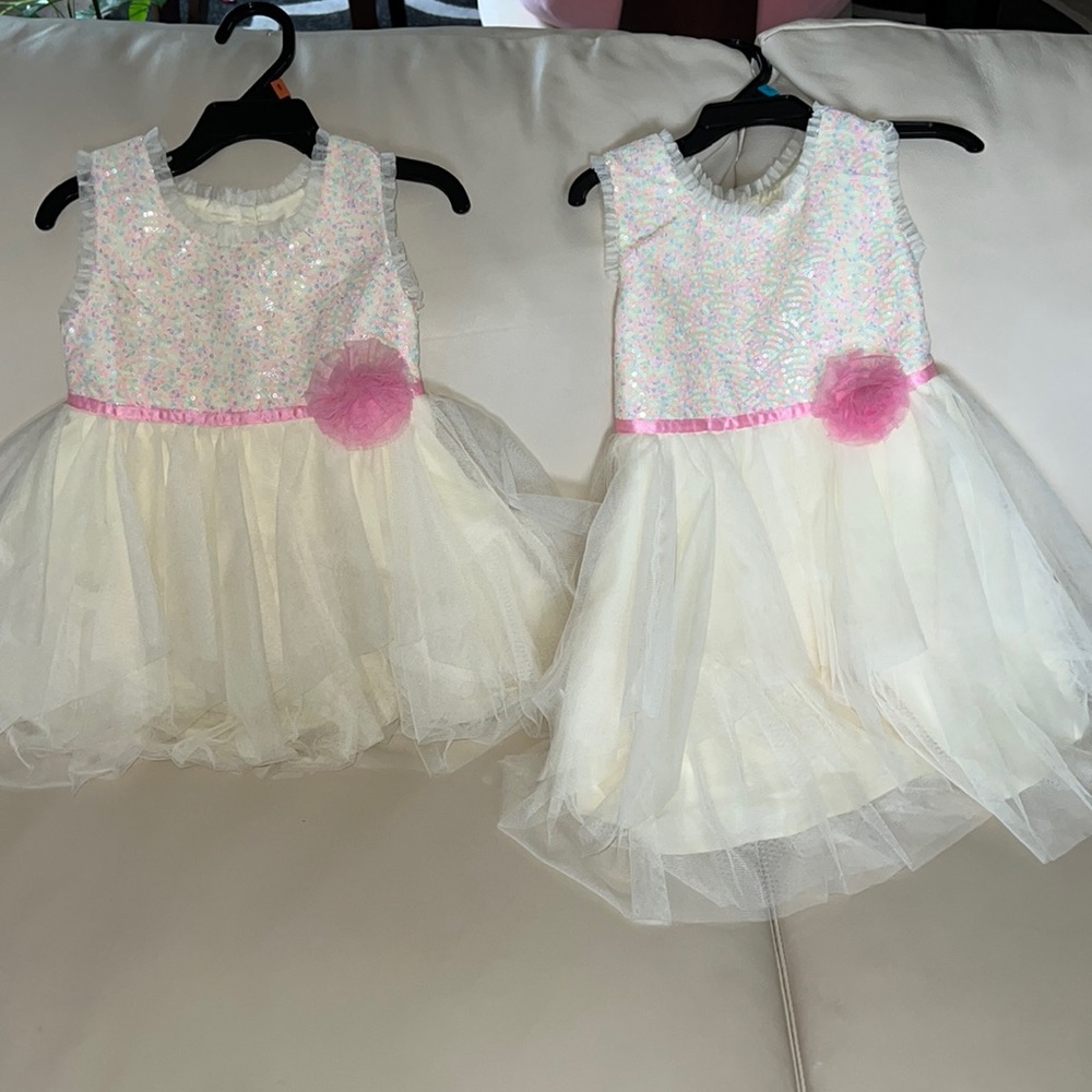 Tulle Easter dresses light yellow spring dresses